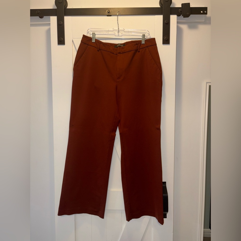 Liverpool Orange/Brown Wide-Leg Trousers - Picture 4 of 4
